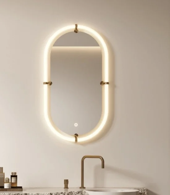 Minimal Line Овално Огледало Fluxa Arca